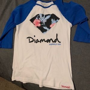 Diamond Baseball tee size small